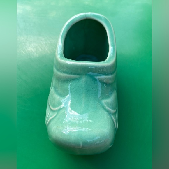 VINTAGE RETRO PLANTER  shaped like a DUTCH SHOE - 1940s-50s - Picture 10 of 10